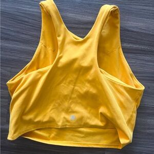 Athleta Conscious Crop Bra Orange